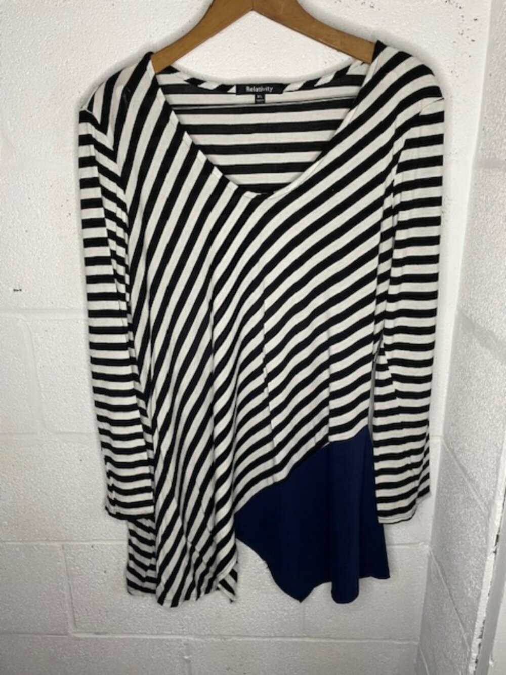 Relativity Asymmetrical Long Sleeve Shirt